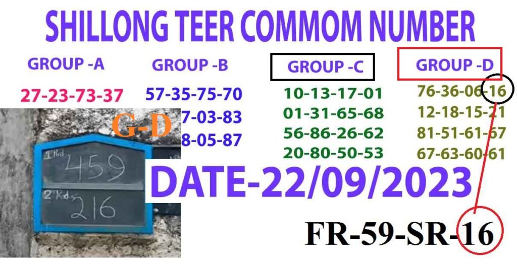COMMON NUMBER - Teer Calculator